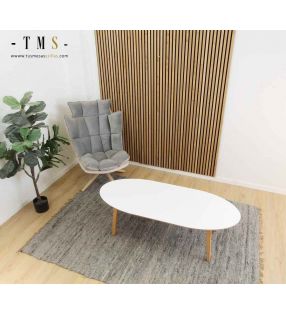 table ovale de style nordique