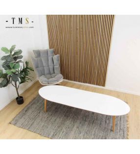table basse ovale extensible