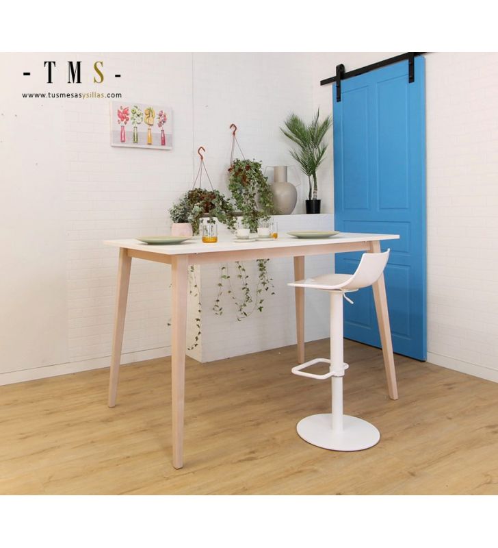 Tabourets de bar blancs modernes