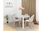 Table extensible avec plateau en céramique