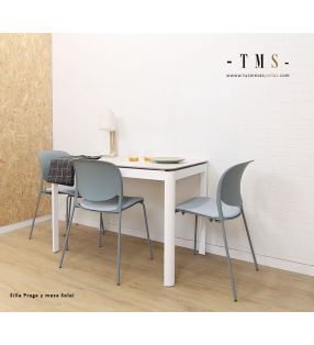 Chaise Prague légère et facile à nettoyer