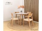 table de cuisine ronde extensible