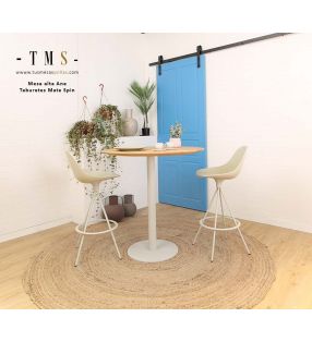 tabouret haut couleur soie