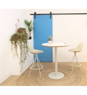 table-haute-ovale