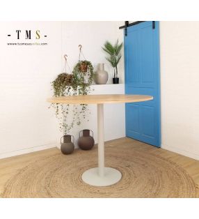 Tables hautes 90cm en chêne