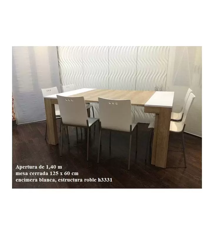mesa escritorio extensible hasta 3 metros