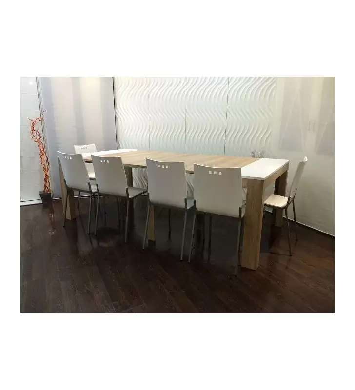 mesa escritorio extensible hasta 3 metros