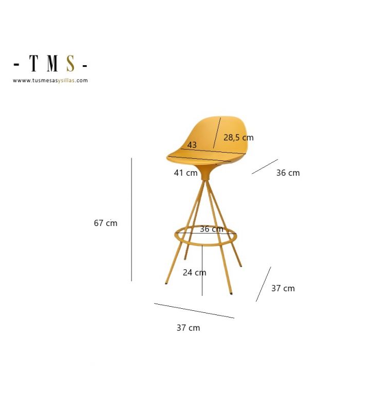 mesures des tabourets de bar