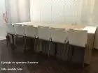 mesa escritorio extensible hasta 3 metros
