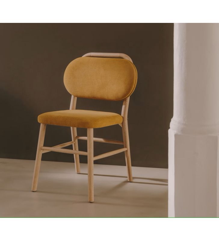 Chaise de salle à manger ou de cuisine Helda avec assise et dossier séparés  - 2