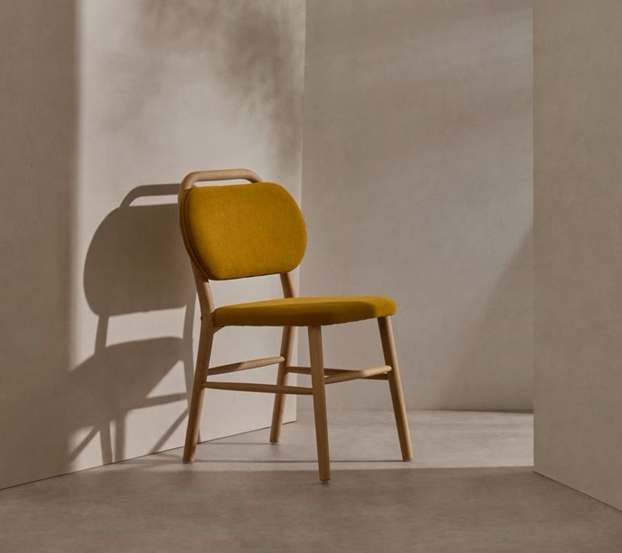 Silla Helda de comedor o cocina con asiento y respaldo separados  - 7