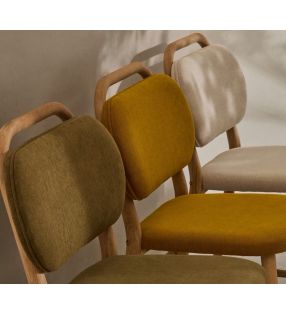 Chaise de salle à manger ou de cuisine Helda avec assise et dossier séparés - 13