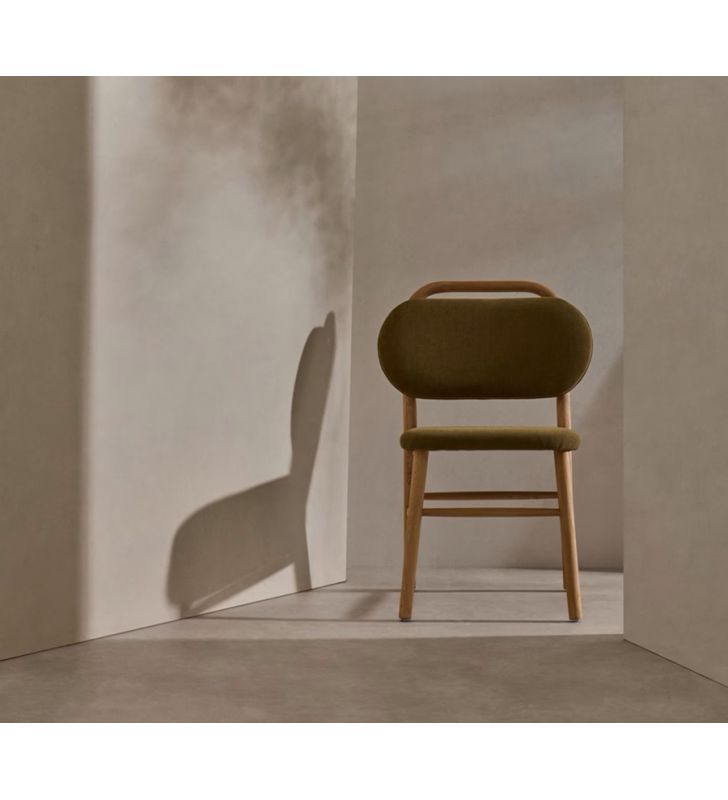 Chaise de salle à manger ou de cuisine Helda avec assise et dossier séparés  - 18