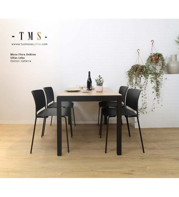 chaises-de-cuisine-claires-couleur-noire
