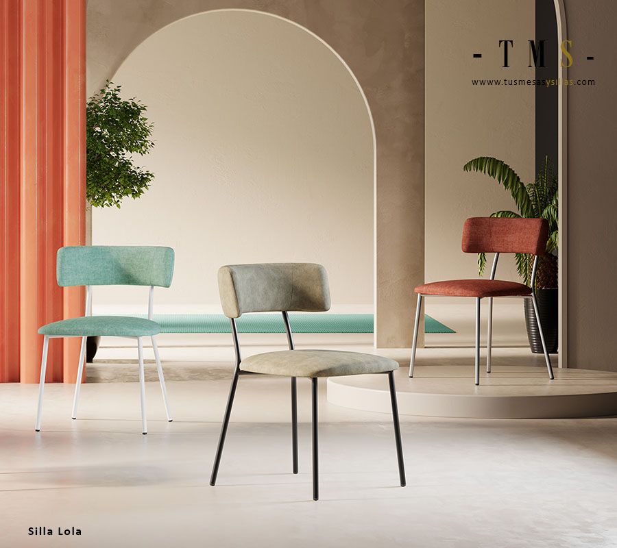 chaise de cuisine ou de salle à manger rembourrée