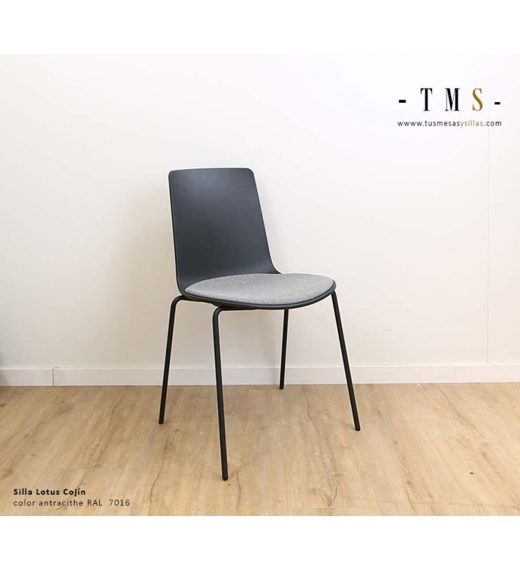Chaise Lottus avec coussin rembourré