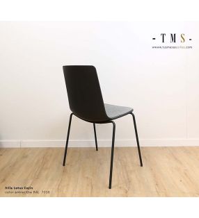 Chaise haute Lottus en polypropylène avec coussin intégré