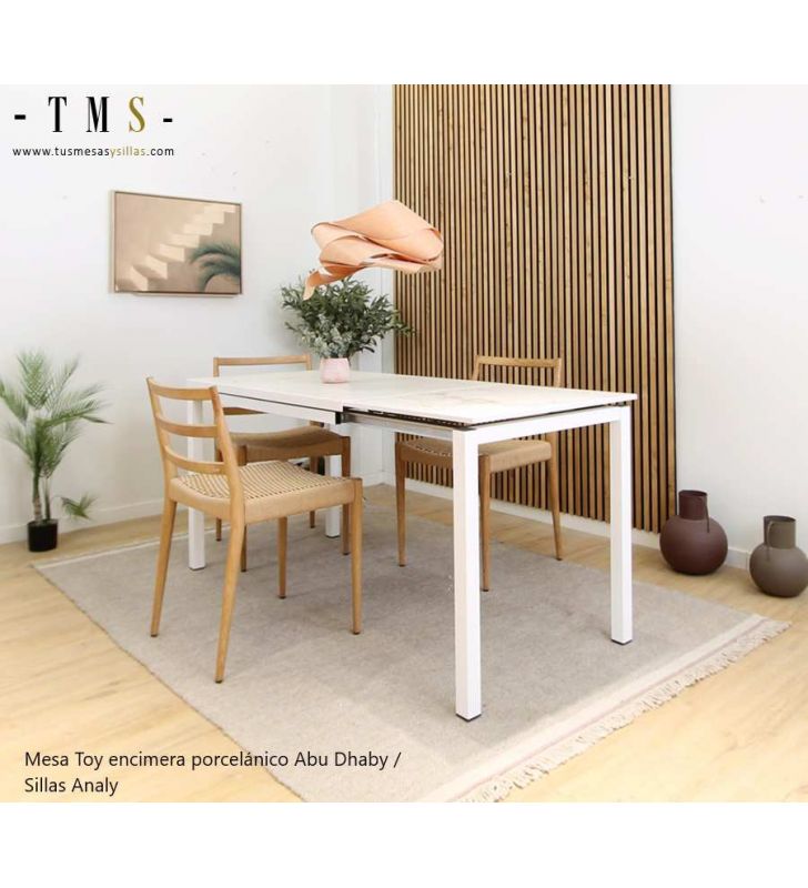 Tables de cuisine extensibles blanches