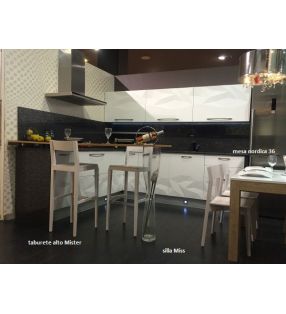 Taburete roble Mister