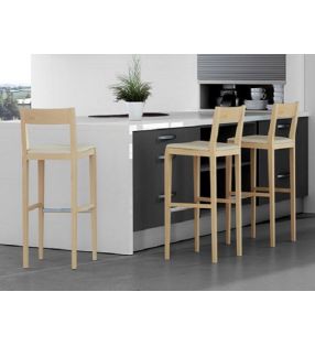 tabouret-bois-chêne blanchi