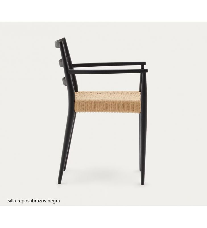 chaises de salle à manger noires
