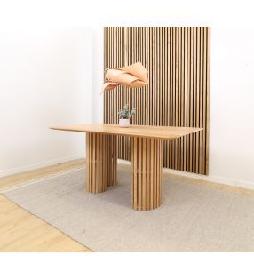 Table Hegoa avec doubles pieds ying-yang