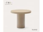 Mesa-redonda-de-cemento-beige-de-diámetro-de-90-cm