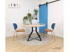 Mesas redondas comedor extensible con pie de metal Hiedra  - 2