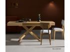 copy of Tables à manger rondes extensibles avec pied en métal Ivy  - 4