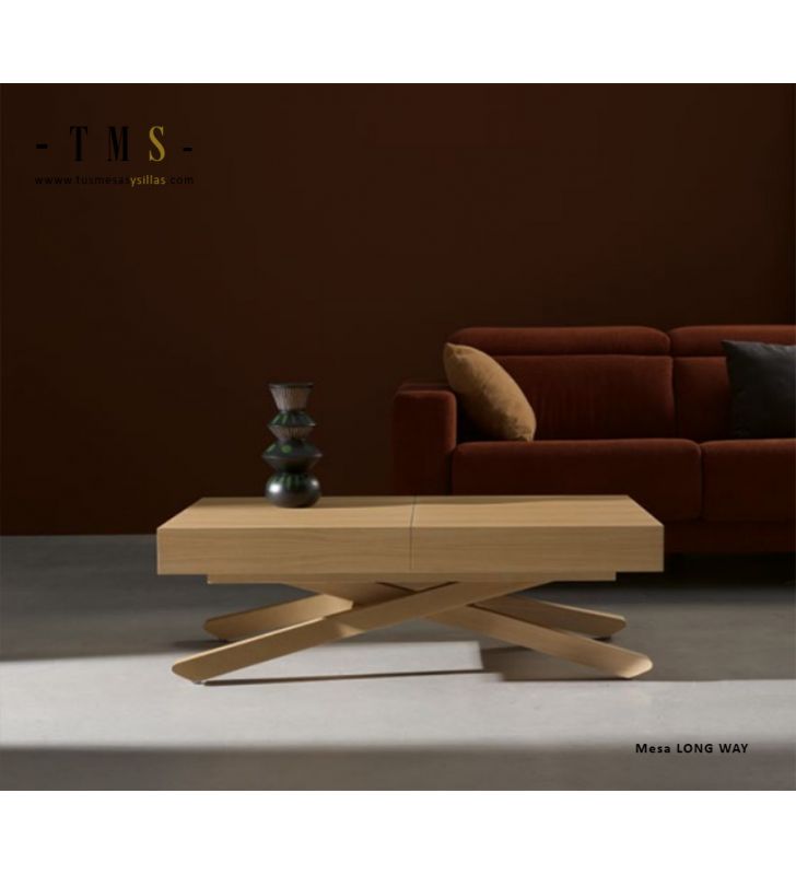 table longue en chêne naturel