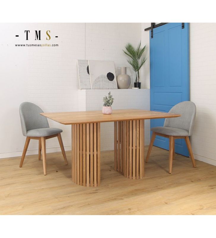 Table en chêne de style japonais