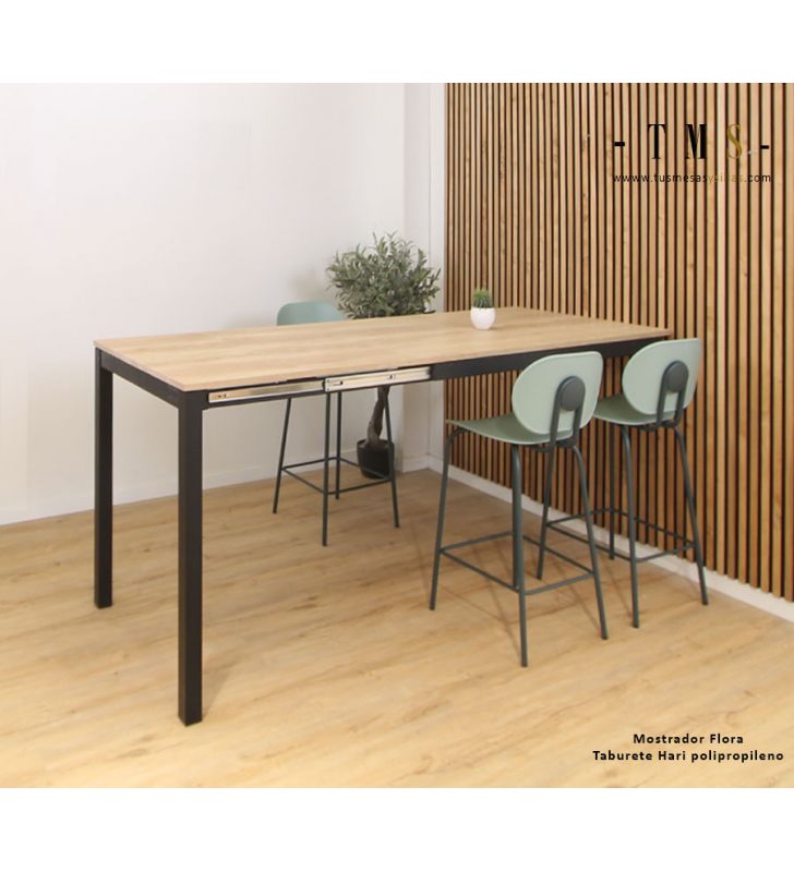 table haute extensible murale