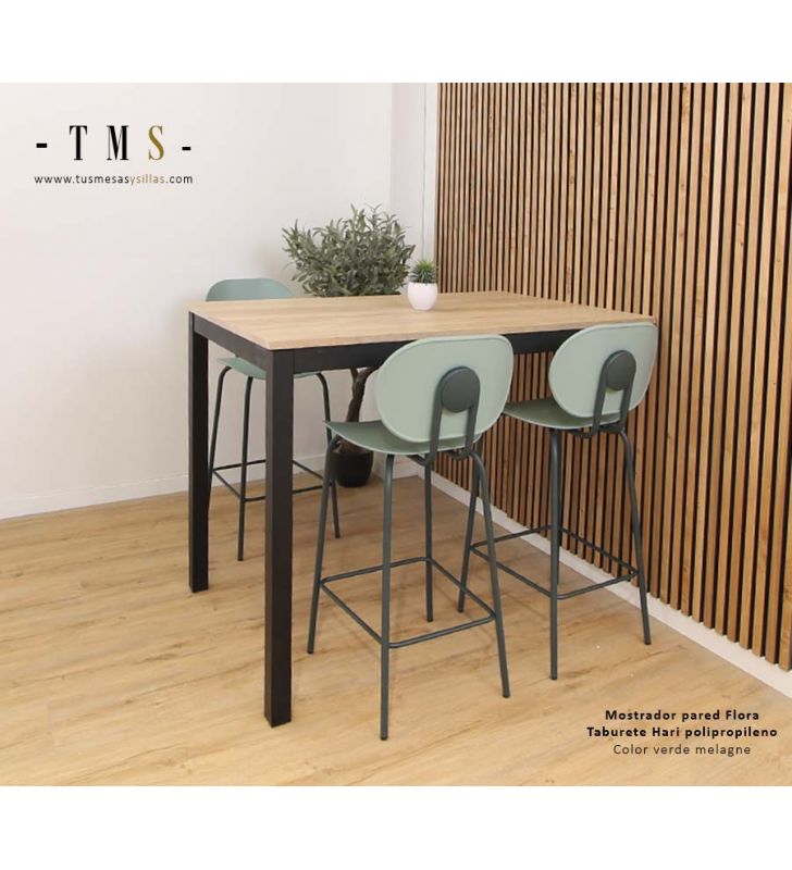 Tabouret Hari en vert