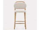 Taburete alto tapizado Helda con asiento y respaldo separados  - 5