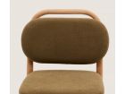Taburete alto tapizado Helda con asiento y respaldo separados  - 7