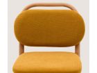Taburete alto tapizado Helda con asiento y respaldo separados  - 13