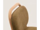 Taburete alto tapizado Helda con asiento y respaldo separados  - 19