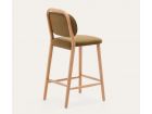 Taburete alto tapizado Helda con asiento y respaldo separados  - 20