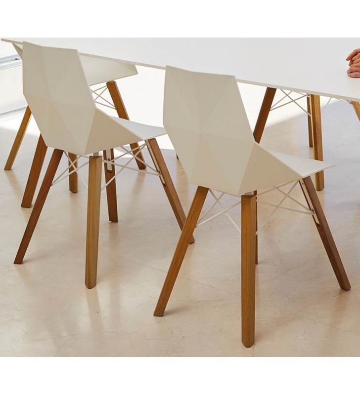 Chaise Faz au design moderne fabriquée par Vondom pour une utilisation intérieure ou extérieure  - 11