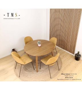 Table Adana en chêne foncé