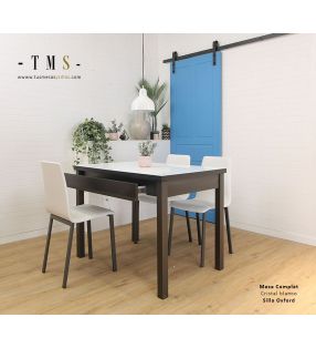 table de comptoir blanche brillante