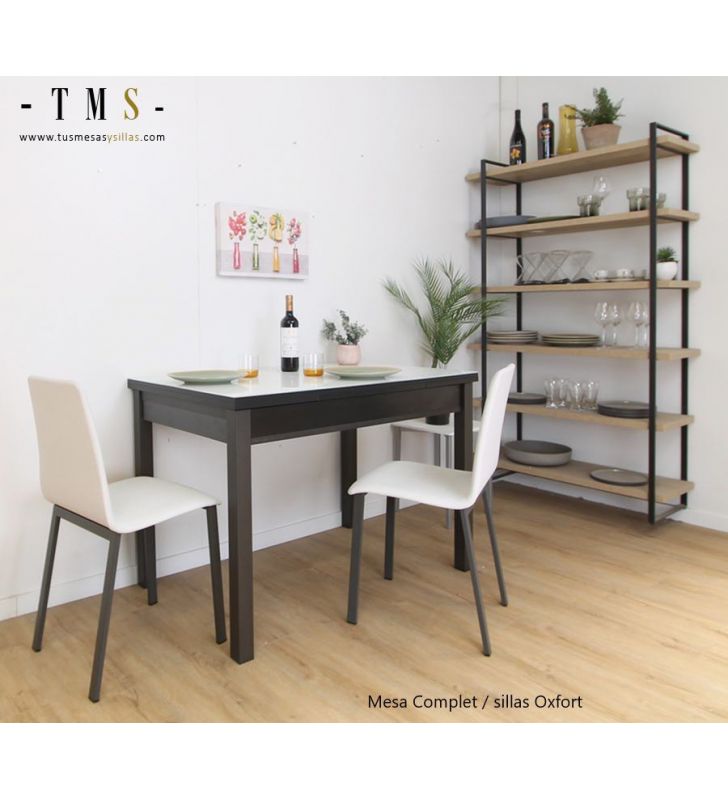 table de cuisine-comptoir-verre-tiroir