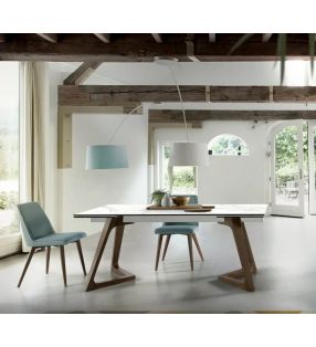 Table extensible en céramique Nil