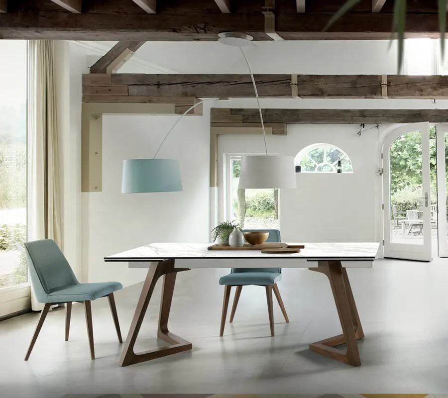 Table extensible en céramique Nil