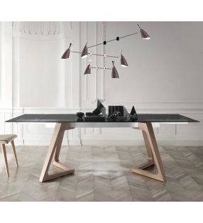 Table extensible en porcelaine Nil