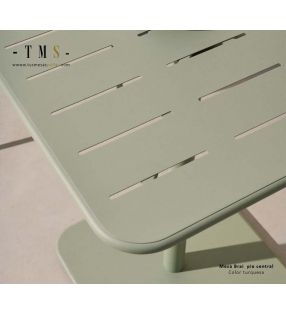 centre de table turquoise