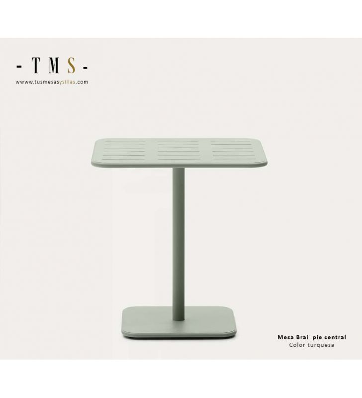 table turquoise pour espaces extérieurs