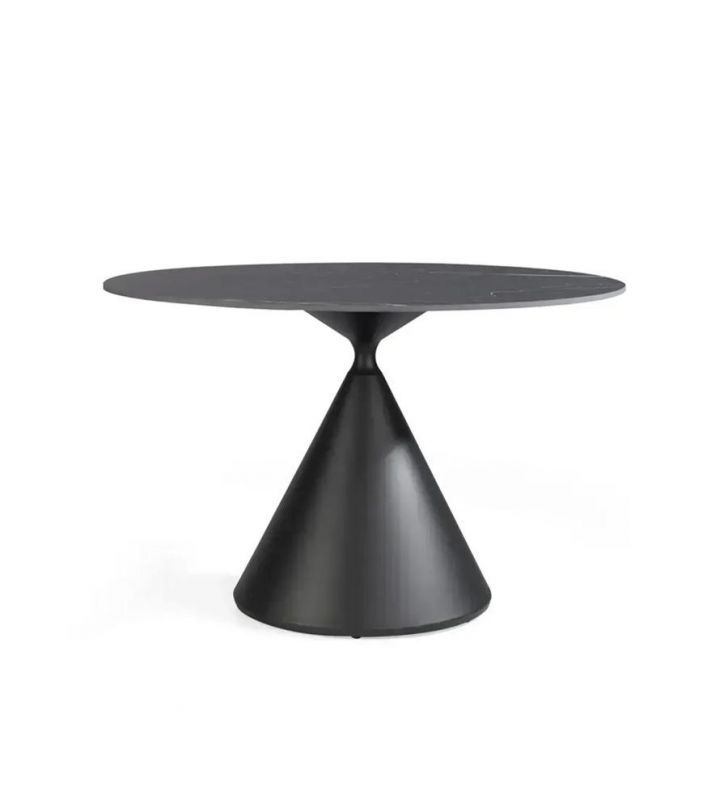 table ronde moderne en céramique