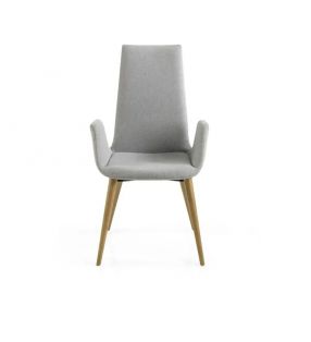 chaises classiques rembourrées avec accoudoirs