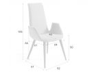 Dimensions de la chaise Beatle